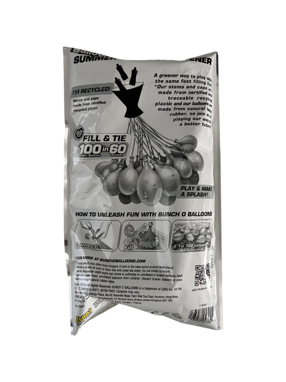 Bunch O Balloons Tropical Party Rapid-Filling Self-Sealing Water Balloons, 100 - Picture 2 of 3